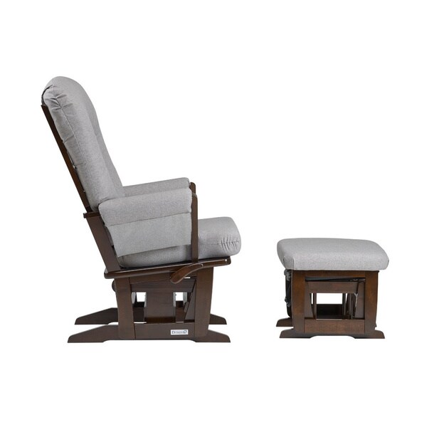 Dutailier Pebble Grey Multiposition Reclining Modern Glider and