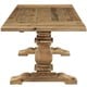 preview thumbnail 4 of 6, Extendable Wood Dining Table - Brown