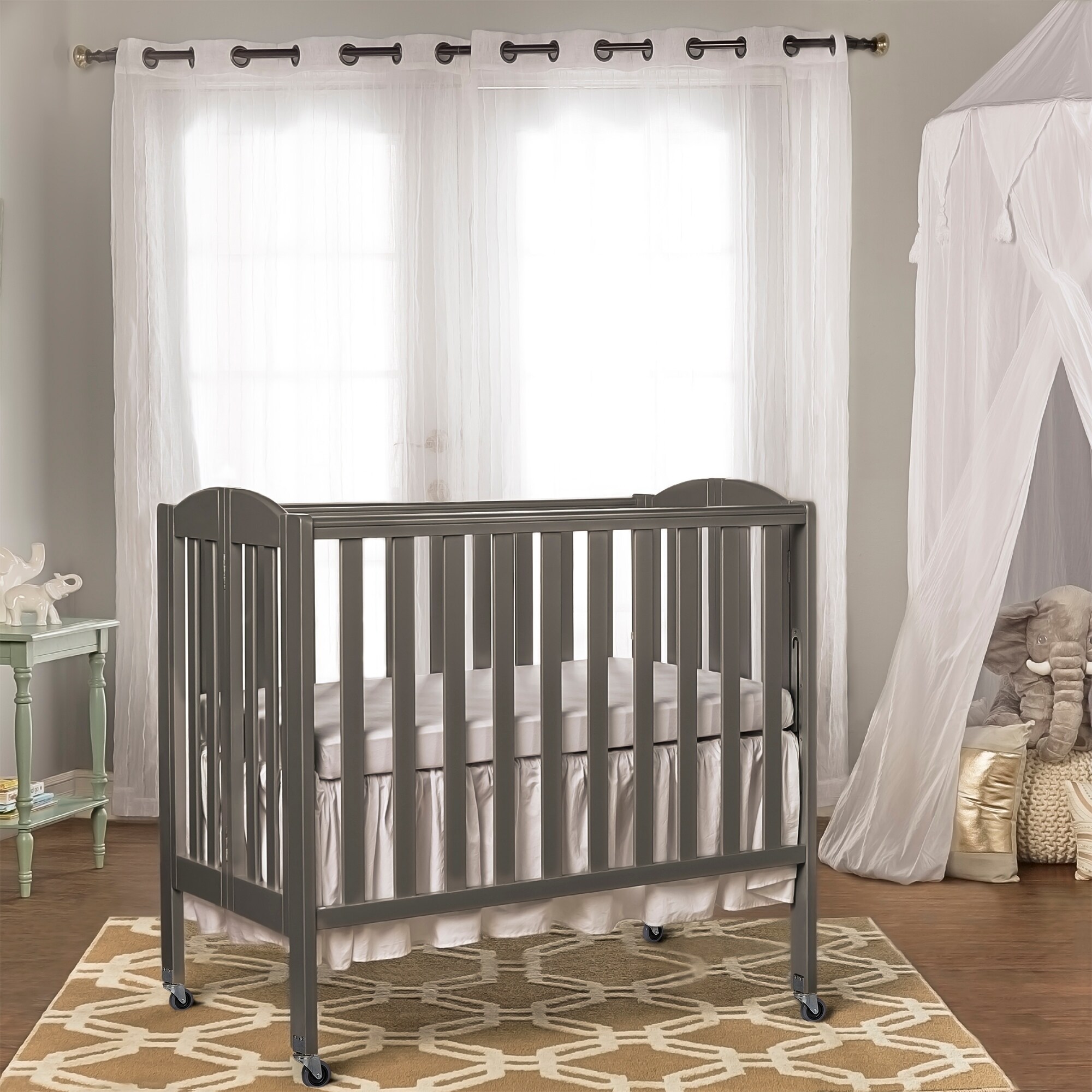 Shop Dream On Me 3 In 1 Folding Portable Crib Free Shipping