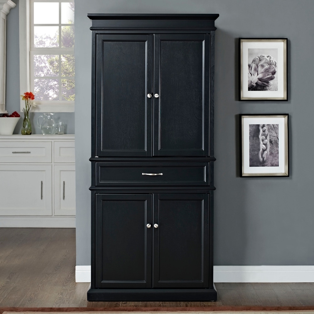 Farmhouse Kitchen Pantry Storage Cabinet with Drawer and Adjustable Sh —  Farmhouse Kitchen and Bath