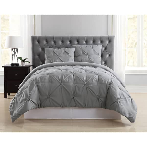 Pinch Pleat Microfiber Comforter