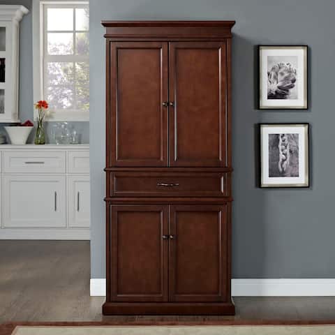 Parsons Pantry in Mahogany - 33 "W x 19 "D x 72 "H
