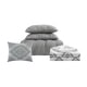 preview thumbnail 13 of 24, Truly Soft Pinch Pleat 8 Piece Bed in a Bag with Kilim Printed Sheets
