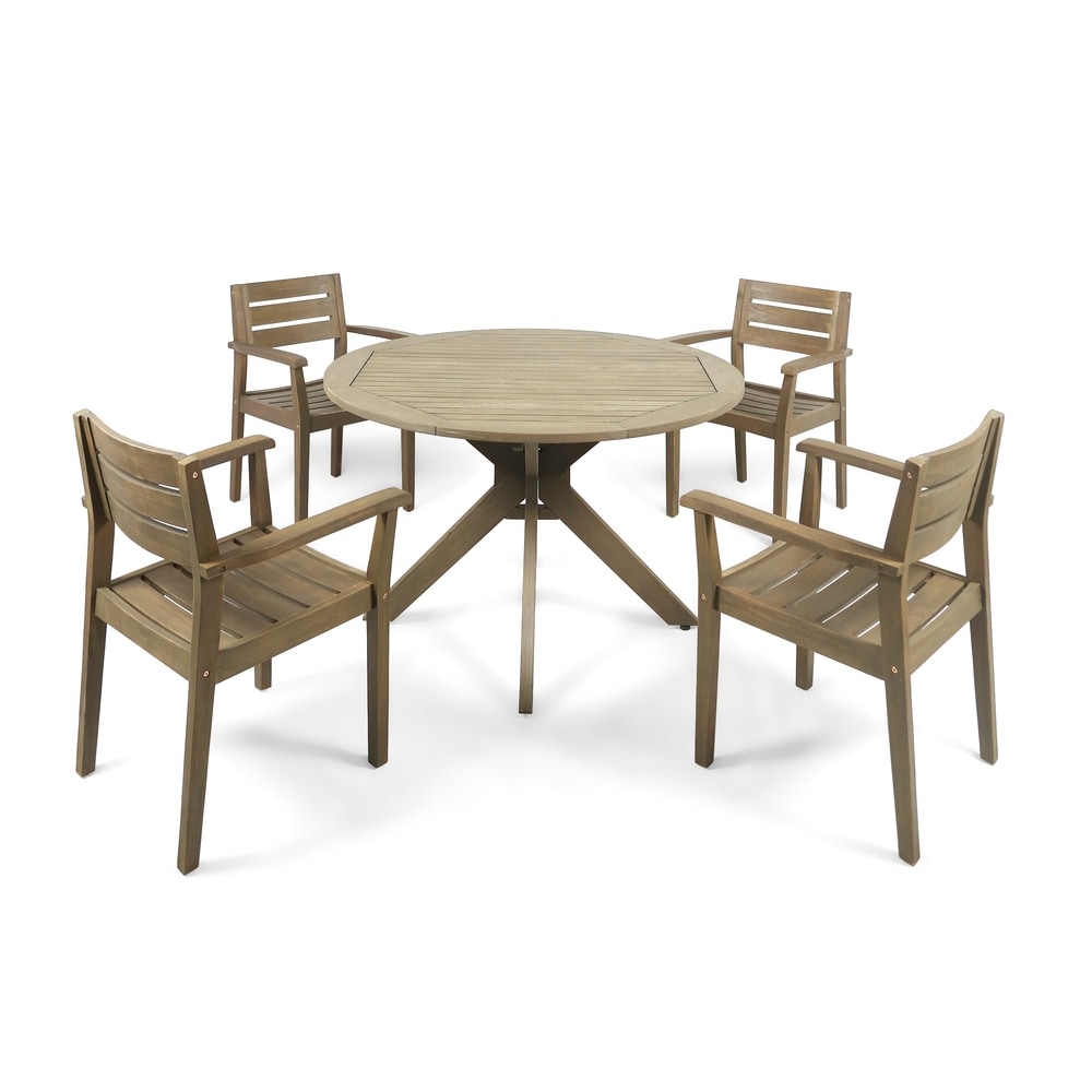 Stinchcomb outdoor 5 discount piece dining set