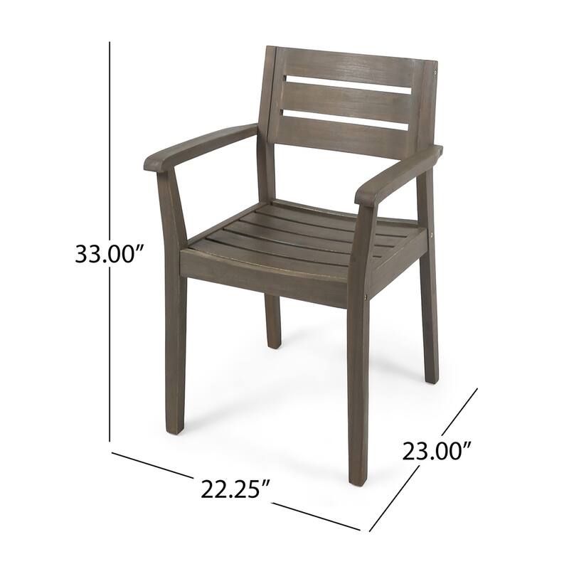 Stamford Outdoor 5-piece Wood Dining Set by Christopher Knight Home