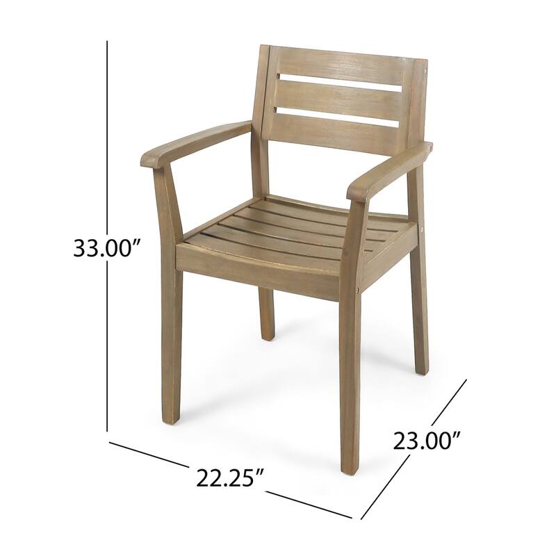 Stamford Outdoor 5-piece Wood Dining Set by Christopher Knight Home