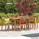 Stamford Outdoor 7-piece Rectangle Acacia Wood Dining Set by Christopher Knight Home - Thumbnail 14