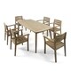 Stamford Outdoor 7-piece Rectangle Acacia Wood Dining Set by Christopher Knight Home - Thumbnail 15