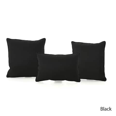 Black Outdoor Cushions Pillows Online At Our Best Coronado Outdoor Pillow Set Of 4 By Christopher Knight Home