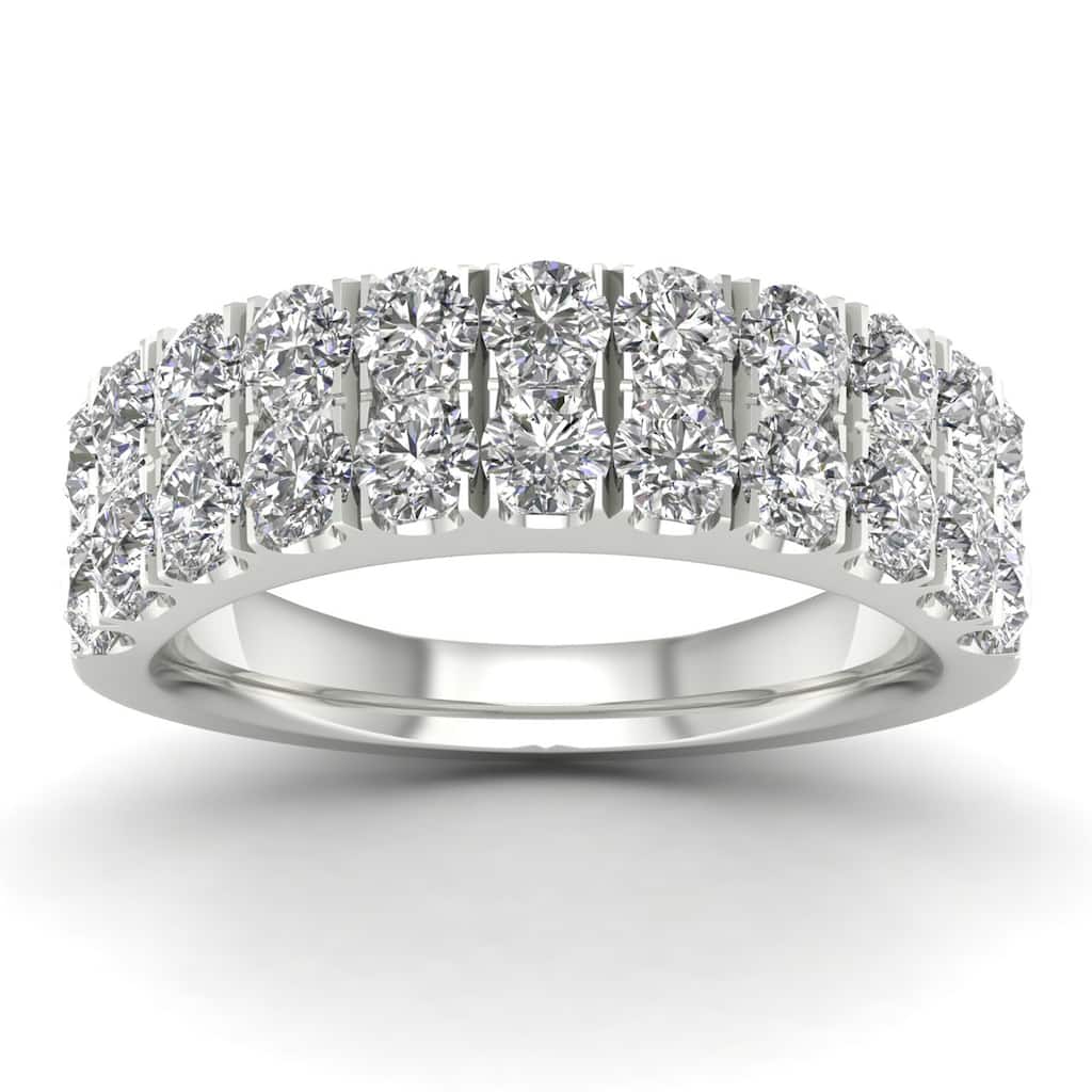 De Couer 1 1/2ct TDW Diamond Wedding Band