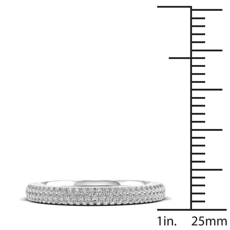 De Couer 1/4ct TDW Diamond Wedding Band