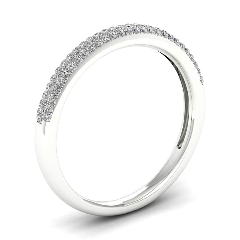De Couer 1/4ct TDW Diamond Wedding Band