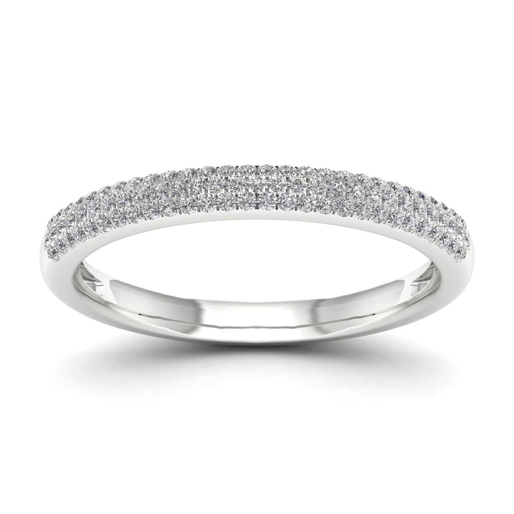 De Couer 1/4ct TDW Diamond Wedding Band