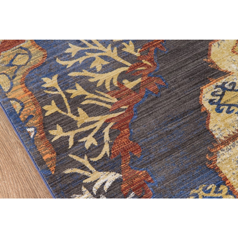 Momeni Cypress Polyester Traditional Medallion Area Rug