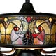 preview thumbnail 8 of 13, River of Goods Tiffany-Style Stained Glass Halston Ceiling Fan - Spice - 52"L x 52"W x 19"H - 52"L x 52"W x 19"H