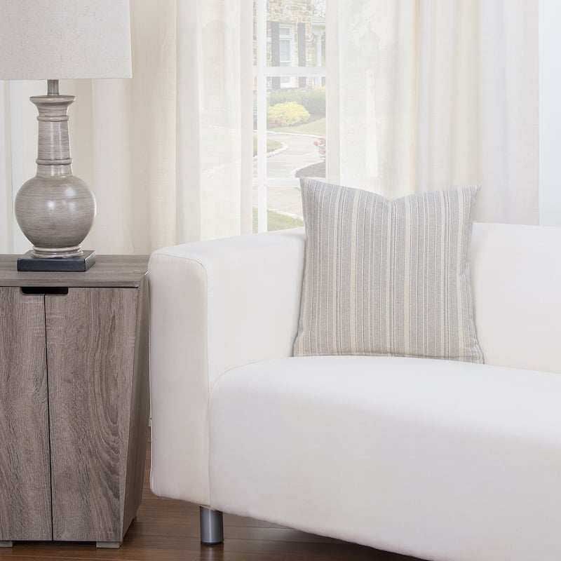 Cottage Pewter Accent Pillow