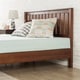 preview thumbnail 3 of 5, Priage by Zinus Antique Espresso Wood Platform Bed