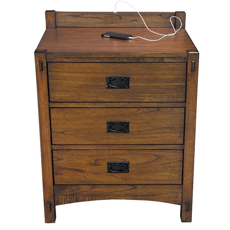 Aira 3-piece Solid Wood Queen Storage Bedroom Set