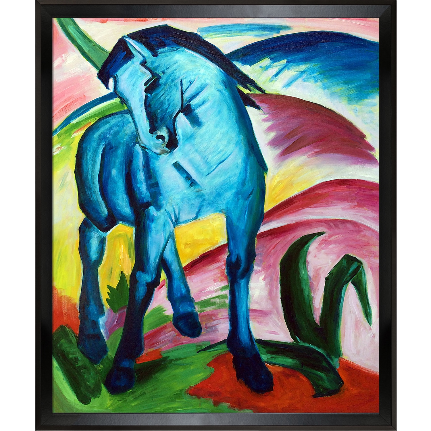 Das Blaue Pferd Franz Marc Tier Malen