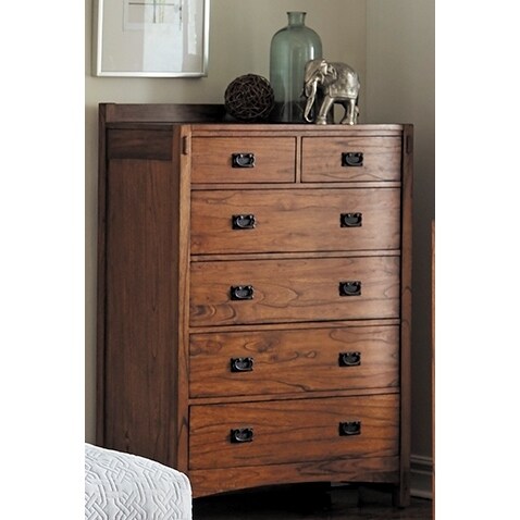 Simply Solid Milla Wood 6 Drawer Chest