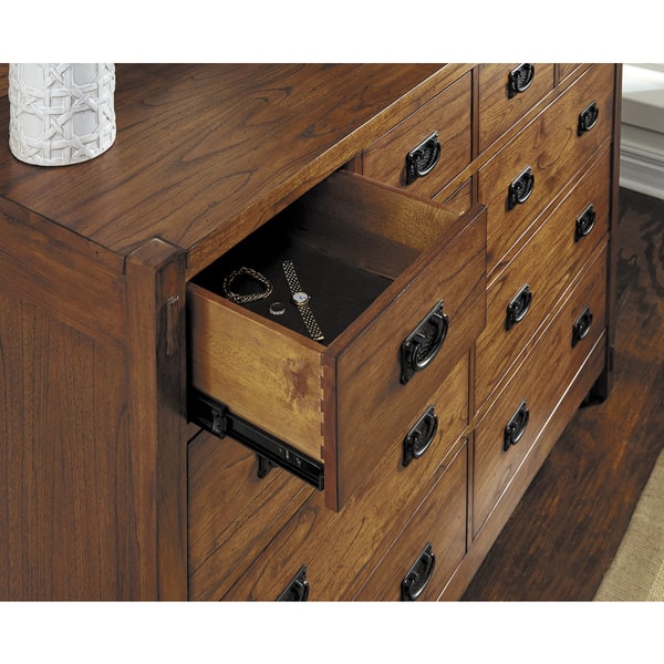 Milla Solid Wood Dresser And Mirrror Set 2 Piece 16120434 Milla Solid Wood Dresser And