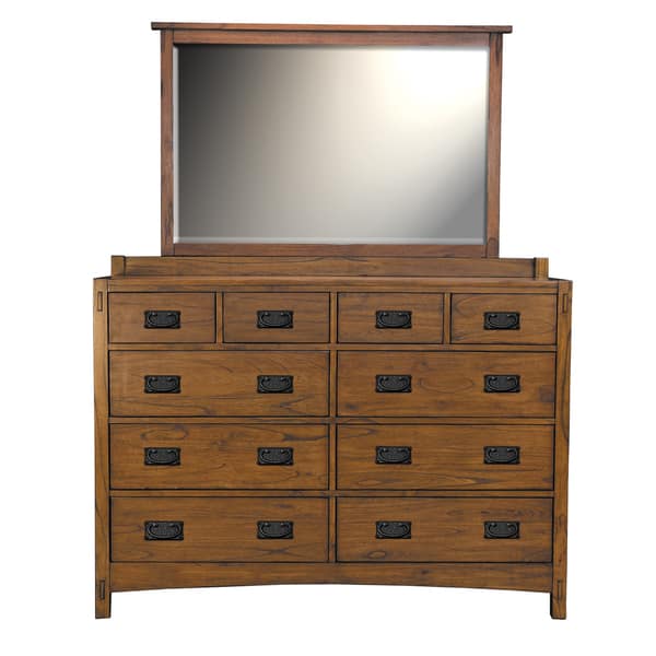 Milla Solid Wood Dresser And Mirrror Set 2 Piece 16120434 Milla Solid Wood Dresser And
