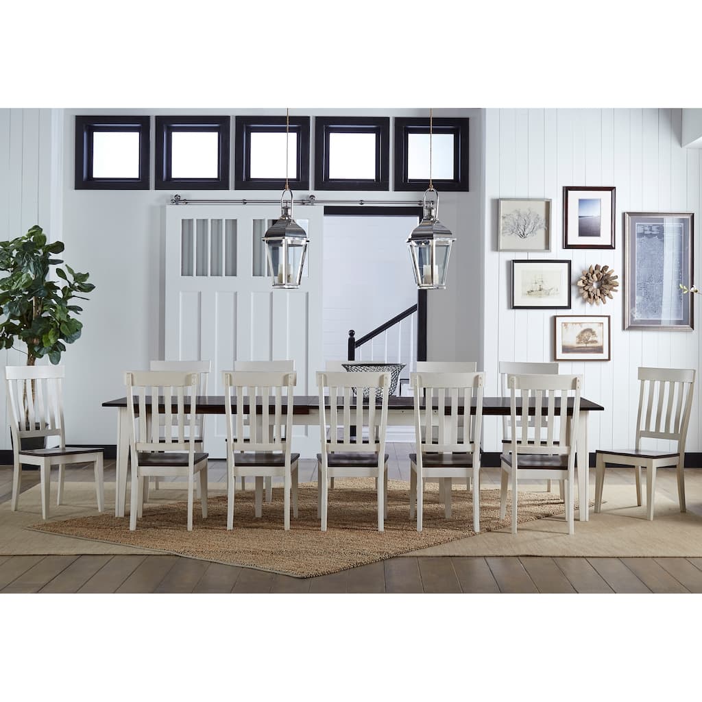 Tessa 11-piece Solid Wood Dining Set