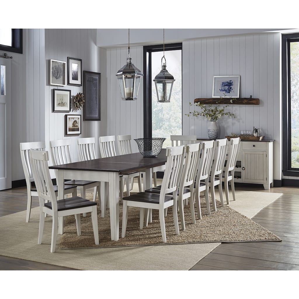 Tessa 12-piece Solid Wood Dining Set