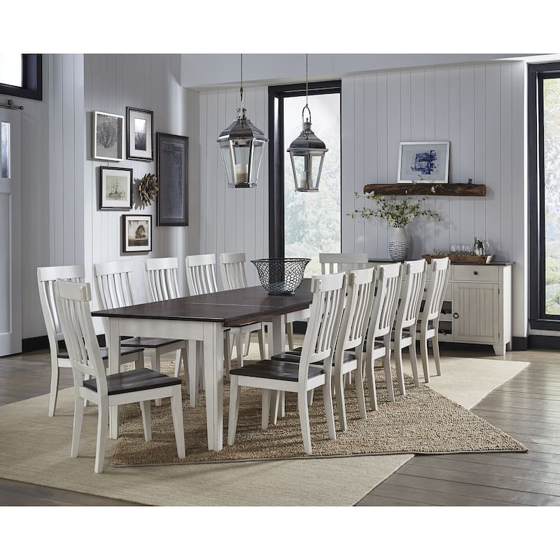 Tessa 12-piece Solid Wood Dining Set