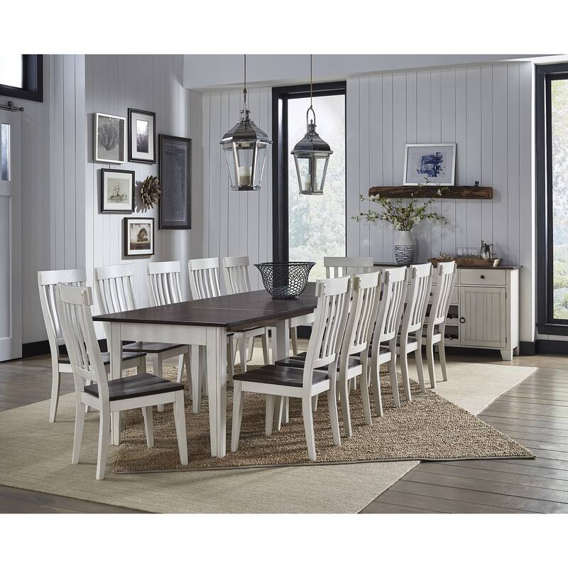 Tessa 14-piece Solid Wood Dining Set