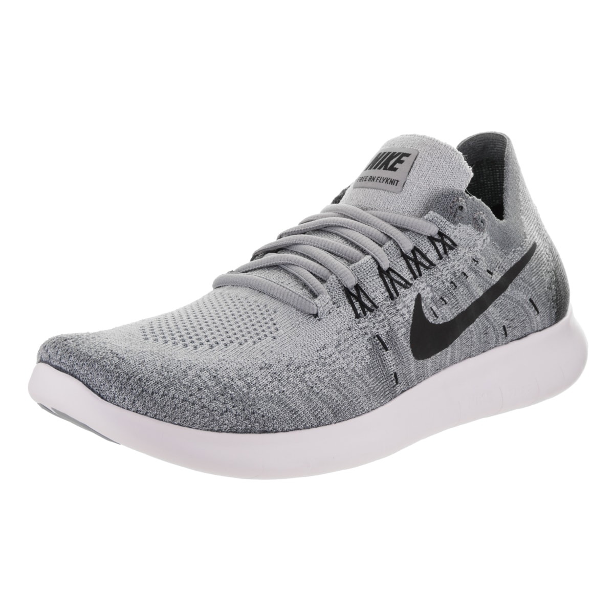 nike free run flyknit grey