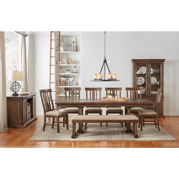 Miranda 7 Piece Solid Wood Dining Set Free Shipping Today Miranda 7 Piece Solid Wood Dining Set