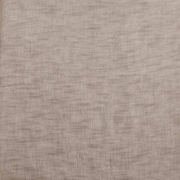 Shop Exclusive Fabrics Open Weave Cinder Grey Linen Sheer Curtain