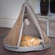 petmaker sleep play cat bed teepee to