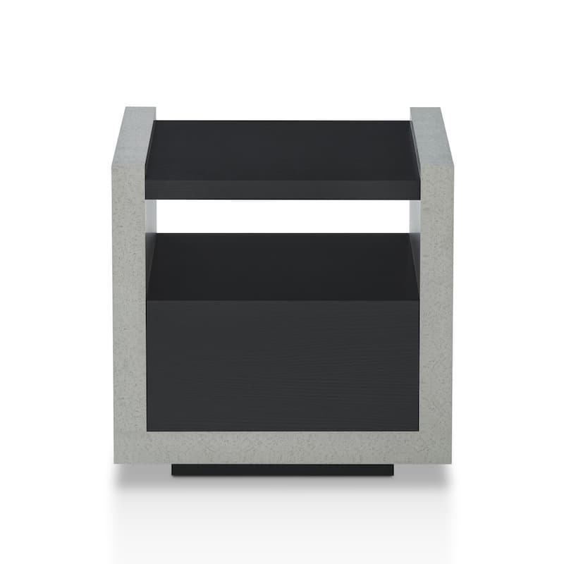 Kendelle Industrial 18-inch 1-Shelf Side Table by Furniture of America