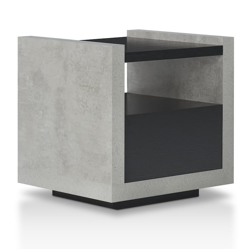 Kendelle Industrial 18-inch 1-Shelf Side Table by Furniture of America
