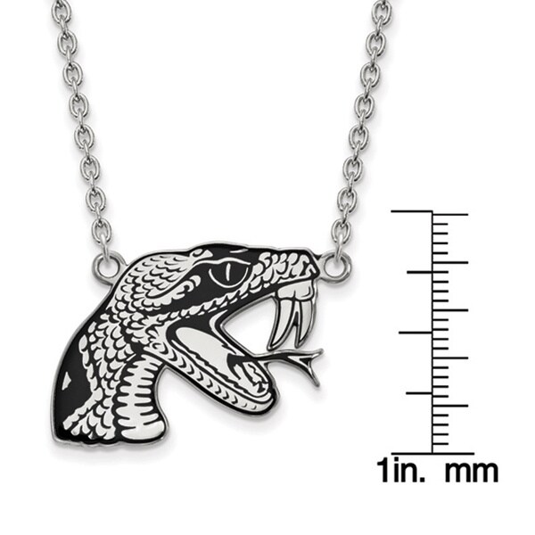 Sterling Silver Florida A/&M University Large Enamel Pendant by LogoArt