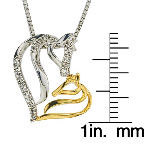 mother and child horse necklace