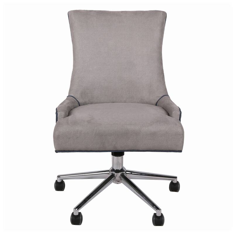 Charlotte Chrome Denim Office Chair