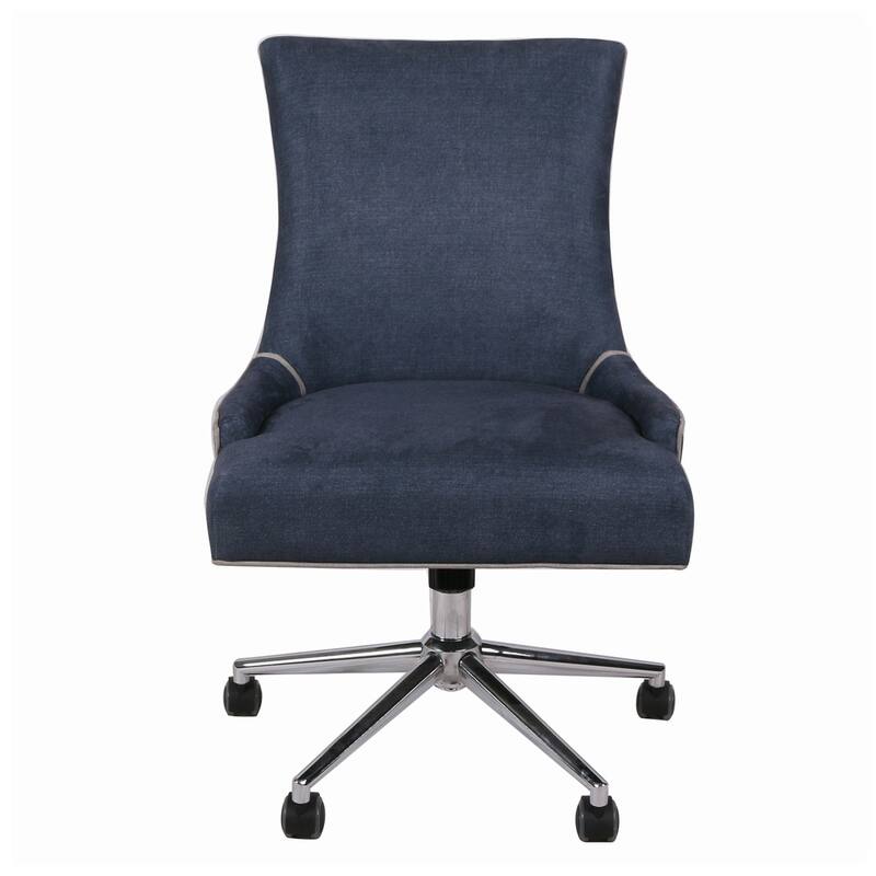 Charlotte Chrome Denim Office Chair