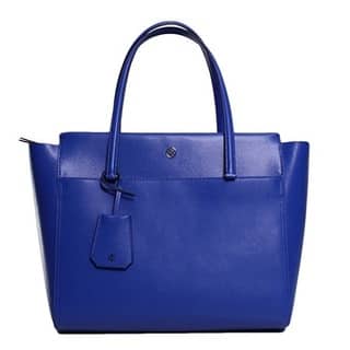 Tory Burch Designer Handbags Find Great Deals Tory Burch Parker Songbird Royal Navy Tote Bag