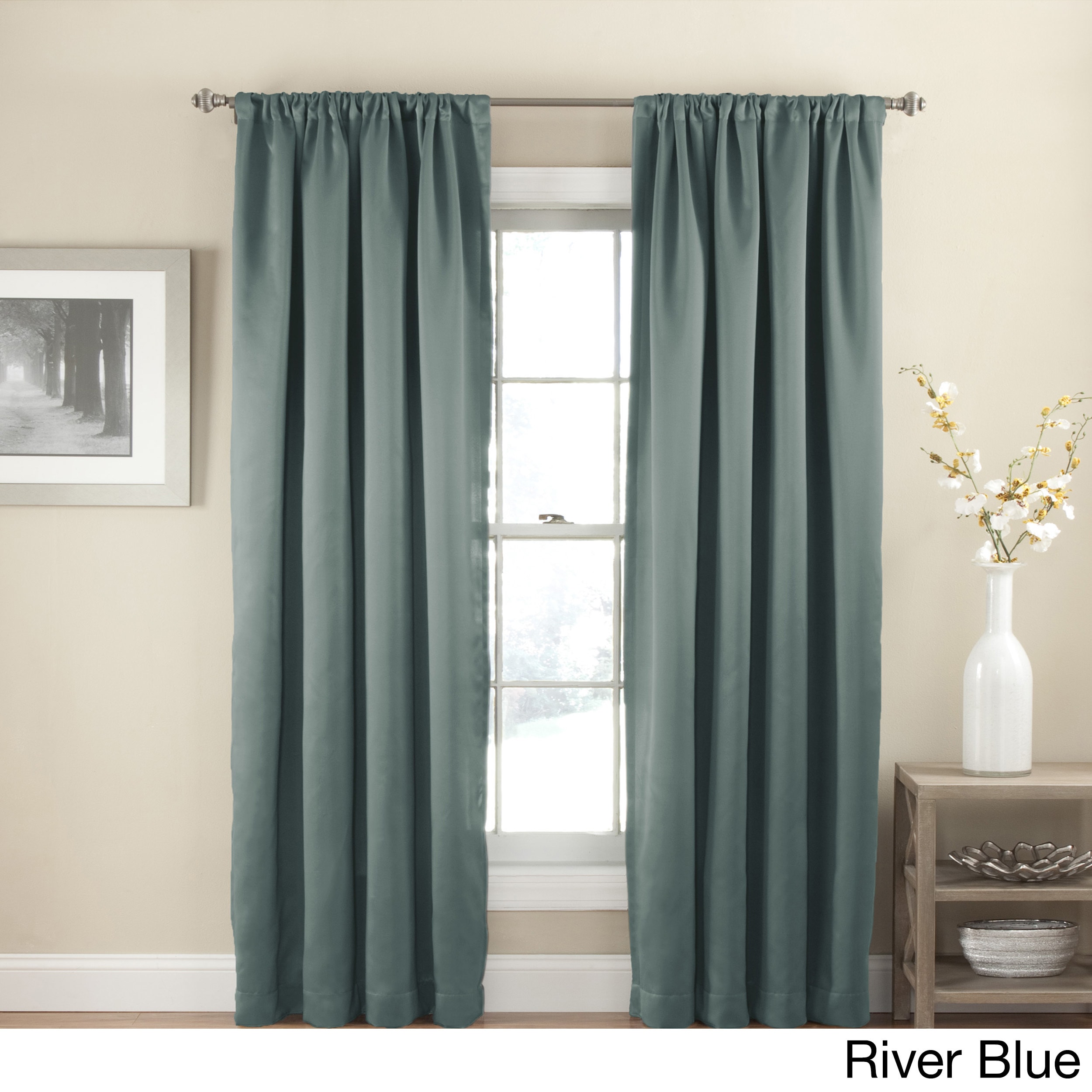 Shop Eclipse Solid Thermapanel Room Darkening Curtains On Sale