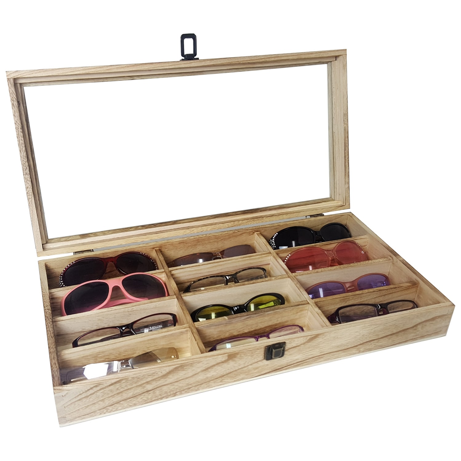 Sunglasses Display storage  Case holds 3 pairs