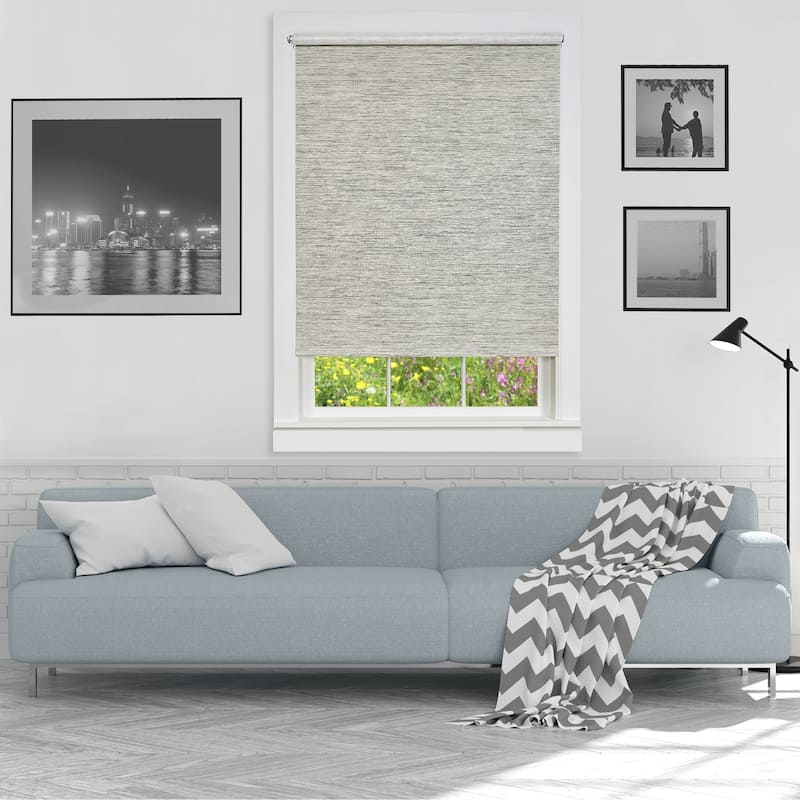 Porch & Den Atwater Jute Cordless Privacy Window Shade