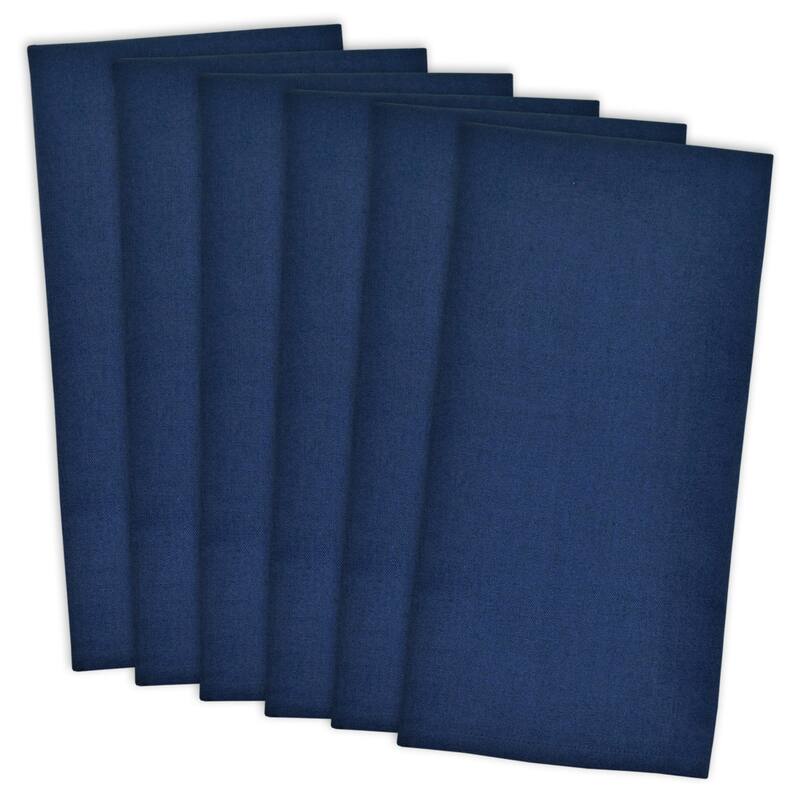 Flat Woven Dishtowel - Nautical Blue