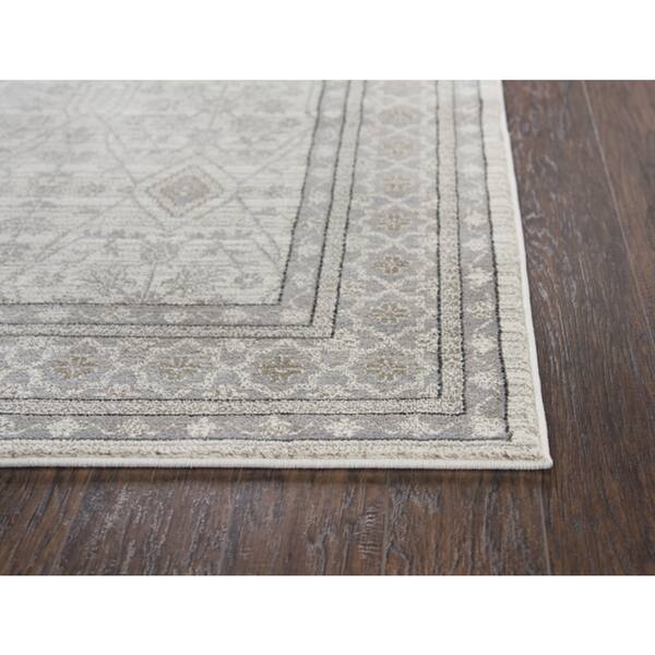 Alora Decor Venice Ivory, Beige, and Brown Abstract Rug