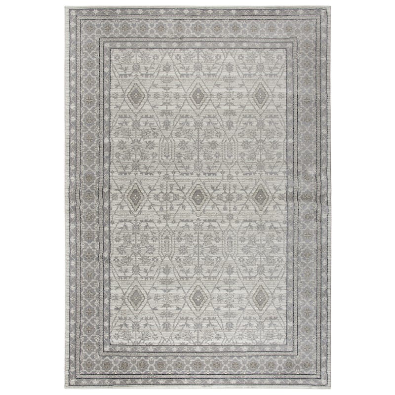 Alora Decor Venice Ivory, Beige, and Brown Abstract Rug