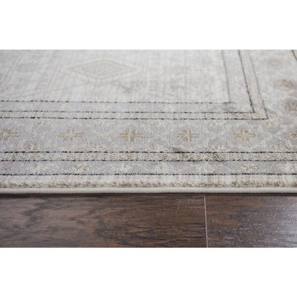Alora Decor Venice Ivory, Beige, and Brown Abstract Rug