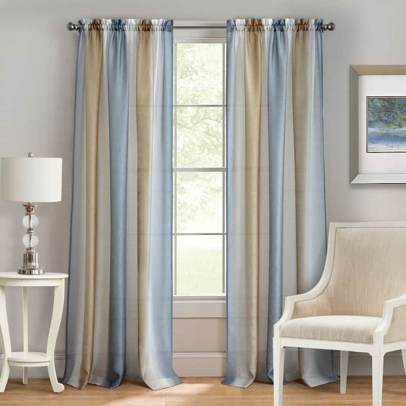 Spectrum Rod Pocket Window Curtain Panel