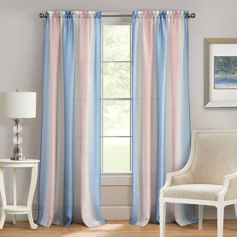 Spectrum Rod Pocket Window Curtain Panel